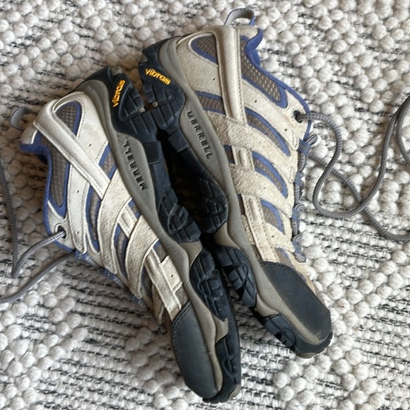 MERRELL Moab 2 Ventilator Hiking Shoes Blue Gray White Women’s Size 9 EU 40 - Picture 4 of 13